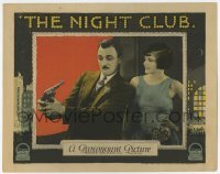 2d453 NIGHT CLUB LC '25 amused Vera Reynolds watches Raymond Griffith point gun at himself!