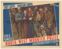 2d461 NORTH WEST MOUNTED POLICE LC '40 Cecil B. DeMille, Gary Cooper, Carroll, Goddard & cast!
