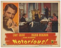2d464 NOTORIOUS LC #7 '46 Claude Rains & Madame Leopoldine Konstantin have tea w/Ingrid Bergman!