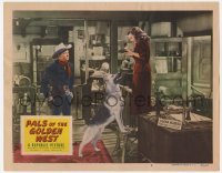 2d480 PALS OF THE GOLDEN WEST LC #4 '51 angry Roy Rogers watches Bullet the dog scare Estelita!