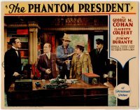 2d490 PHANTOM PRESIDENT LC '32 George M. Cohan with men holding Jimmy Durante in cool office!