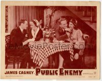 2d497 PUBLIC ENEMY LC #8 R54 James Cagney, Edward Woods, Joan Blondell & Mae Clarke flirting!