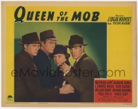 2d498 QUEEN OF THE MOB LC '40 Kelly, Yurka, Denning, Seay, based on book by J. Edgar Hoover!