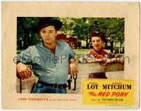 2d515 RED PONY LC #2 '49 Robert Mitchum is Myrna Loy's ranch hand, written by John Steinbeck!