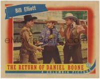 2d519 RETURN OF DANIEL BOONE LC '41 Wild Bill Elliott pointing both of his guns at two bad guys!