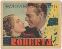 2d537 ROBERTA LC '35 great romantic close up of Randolph Scott & pretty Irene Dunne!