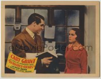 2d545 ROMANCE & RICHES LC '37 young Cary Grant smiling at pretty secretary Mary Brian!