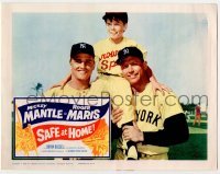 2d560 SAFE AT HOME LC '62 c/u of Bryan Russell lifted by NY Yankees Mickey Mantle & Roger Maris!