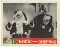 2d564 SANTA CLAUS CONQUERS THE MARTIANS LC '64 best close up of alien guy staring at Santa!
