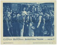 2d567 SARATOGA TRUNK LC #4 R54 Gary Cooper & crowd standing around little person by train!