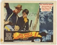2d586 SHE WORE A YELLOW RIBBON LC #6 '49 great close up of John Agar & pretty smiling Joanne Dru!