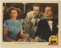 2d609 SONG OF THE THIN MAN LC #7 '47 Keenan Wynn tells William Powell & Myrna Loy about the blonde!