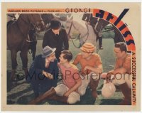 2d632 SUCCESSFUL CALAMITY LC '32 George Arliss kneeling by polo player who fell off his horse!