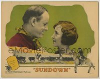 2d636 SUNDOWN LC '24 Bessie Love thought she hated cowboy Roy Stewart, but she can't!