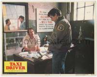 2d647 TAXI DRIVER LC #1 '76 Robert De Niro talking to dispatcher, directed by Martin Scorsese!