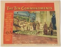 2d649 TEN COMMANDMENTS LC #1 '56 Yul Brynner watches Charlton Heston turn water to blood!