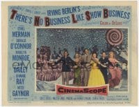 2d657 THERE'S NO BUSINESS LIKE SHOW BUSINESS LC #5 '54 Marilyn Monroe & other top cast in line-up!