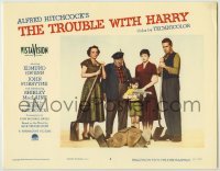 2d691 TROUBLE WITH HARRY LC #8 '55 Gwenn, Forsythe, MacLaine, Mathers & Natwick w/body, Hitchcock!