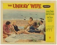 2d703 UNHOLY WIFE LC #2 '57 Diana Dors watched by Rod Steiger, Marie Windsor and Joe de Santis
