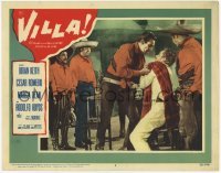 2d713 VILLA LC #3 '58 great close up of Mexican Cesar Romero threatening Brian Keith!