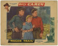 2d717 WAGON TRAIL LC '35 pretty Gertrude Messinger between Harry Carey & Edward Norris!