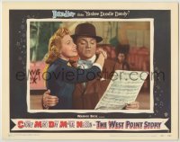 2d731 WEST POINT STORY LC #2 '50 great c/u of Virginia Mayo hugging James Cagney with sheet music!