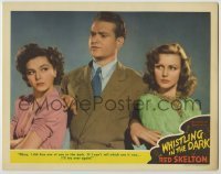 2d745 WHISTLING IN THE DARK LC '41 Red Skelton, sexy Virginia Grey & Ann Rutherford!