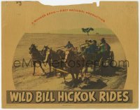 2d749 WILD BILL HICKOK RIDES LC '42 Warren William tries to save women on runaway buggy!