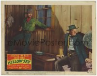 2d764 YELLOW SKY LC #2 '48 Richard Widmark & John Russell wait to ambush Gregory Peck!