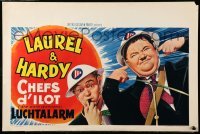 2f043 AIR RAID WARDENS Belgian R70s wacky Stan Laurel & Oliver Hardy in WWII action!