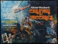 2f626 CARAVAN TO VACCARES British quad '75 Charlotte Rampling, action, from Alistair MacLean novel