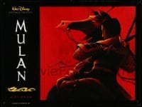 2f682 MULAN teaser DS British quad '98 Walt Disney Ancient China cartoon!