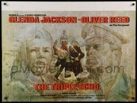 2f711 TRIPLE ECHO British quad '75 Glenda Jackson, Oliver Reed, Soldiers in Skirts!