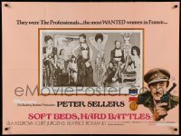 2f712 UNDERCOVERS HERO British quad '75 Peter Sellers & sexy girls in Soft Beds, Hard Battles!