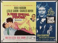 2f713 VERY SPECIAL FAVOR/I SAW WHAT YOU DID British quad '60s different art of Hudson & more!