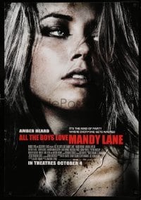 2f156 ALL THE BOYS LOVE MANDY LANE advance Canadian 1sh '13 sexy Amber Heard in the title!