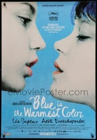 2f159 BLUE IS THE WARMEST COLOR advance Canadian 1sh '13 Seydoux & Exarchopoulos, English design!