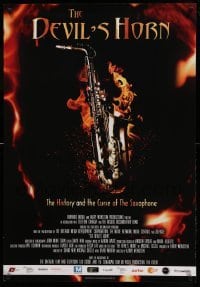 2f164 DEVIL'S HORN Canadian 1sh '16 documentary about the history and the curse of the saxophone!