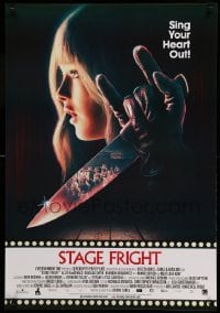 2f178 STAGE FRIGHT Canadian 1sh '14 wacky, creepy horror musical, sing your heart out!
