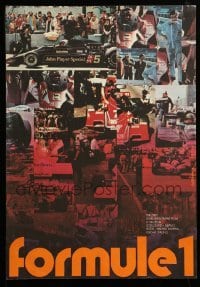 2f140 SPEED FEVER Czech 11x16 '78 different Formula One racing montage by Jan S. Tomanek!