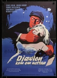2f274 DEVIL STRIKES AT NIGHT Danish '60 cool Stilling artwork, Robert Siodmak directed!