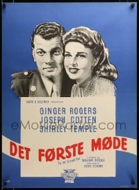 2f288 I'LL BE SEEING YOU Danish '51 Ginger Rogers, Joseph Cotten by K. Wenzel!
