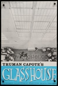 2f607 GLASS HOUSE English double crown '72 Vic Morrow, based on the story by Truman Capote!