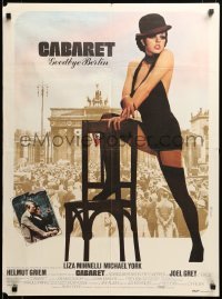 2f745 CABARET French 23x31 '72 Liza Minnelli sings & dances in Nazi Germany, Bob Fosse directed!