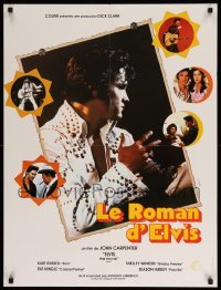 2f757 ELVIS French 24x32 '79 Kurt Russell as Presley, directed by John Carpenter, rock & roll!