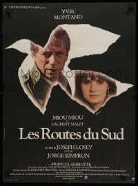 2f786 LES ROUTES DU SUD French 23x31 '78 Joseph Losey's Les routes du sud, Ferracci and Boumendil!