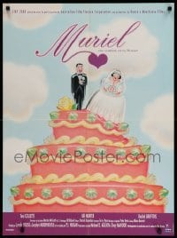 2f799 MURIEL'S WEDDING French 24x32 '95 Aussie Toni Collette is the world's happiest bride!