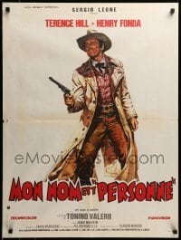 2f801 MY NAME IS NOBODY style A French 24x32 '73 Il Mio nome e Nessuno, art of Henry Fonda!