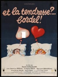 2f836 TENDERNESS, MY FANNY French 23x31 '79 Patrick Schulmann, art of couple in bed by Blachon!