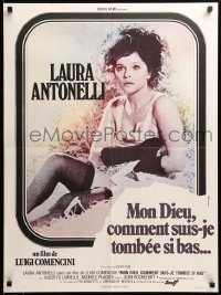 2f841 TILL MARRIAGE DO US PART French 23x31 '75 Antonelli, most beautiful woman in film today!